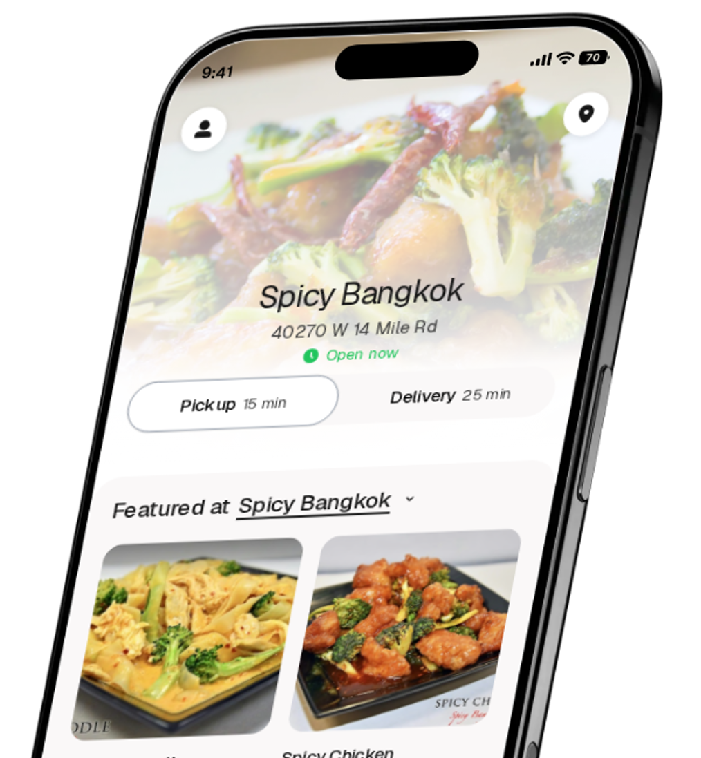 Spicy Bangkok app preview
