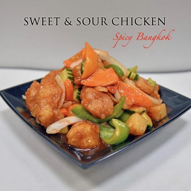 Sweet and Sour Chicken.